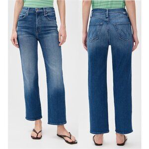 MOTHER The Rambler Zip Flood Jean Size 27 NWT